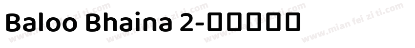 Baloo Bhaina 2字体转换